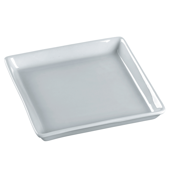 Assiette Quartz céramique 130x130x16 mm