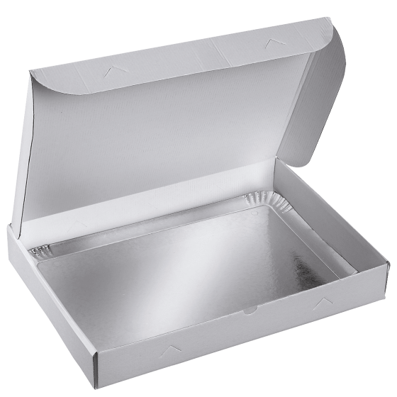 Boîte microcannelé pour plateau traiteur 428x300x65 mm