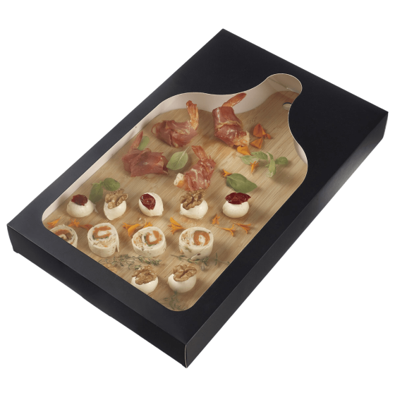 Boîte carton fenêtre pour planche Bistro 400x250 mm par 10