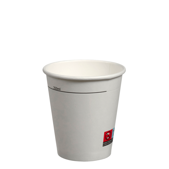 Gobelet carton blanc 350 ml gradué 250 ml