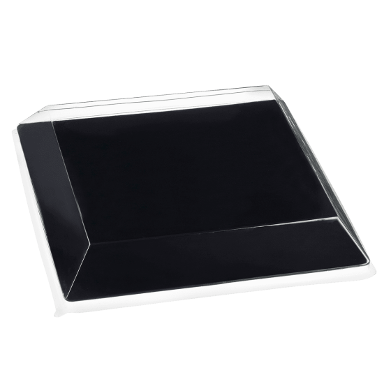 Couvercle PET pour assiette Fluid' 200x200 mm