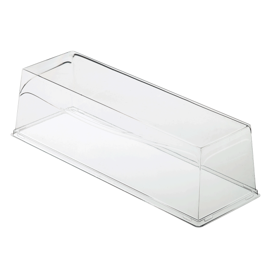 Couvercle haut PET pour assiette Quartz 335x110 mm