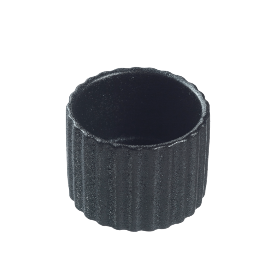 Ciotolina Pasta Ditalini ceramica nera 60 ml