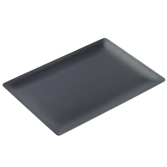 Plateau Fluid' PP noir 390x290 mm