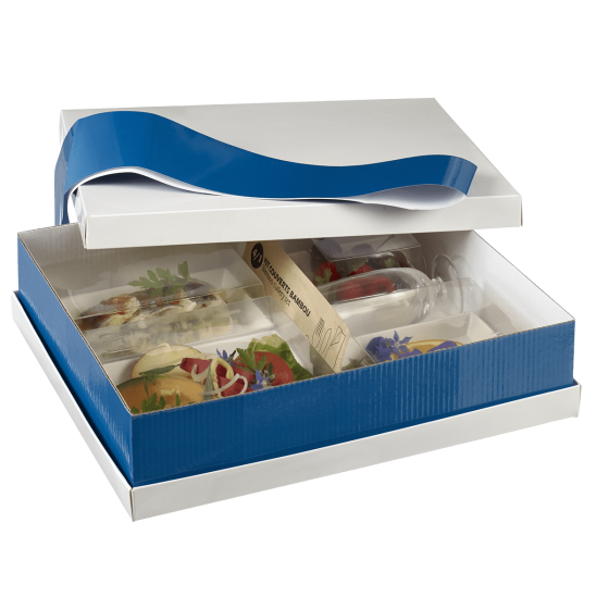 Kit vassoio Reverso fascia blu