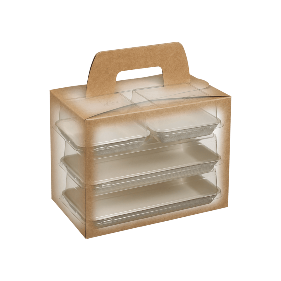 Cesto Plein Air in kraft da 205 x 125 x 155 mm