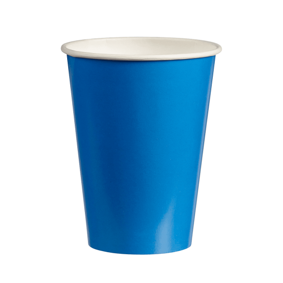 Bicchiere di carta blu da 276 ml