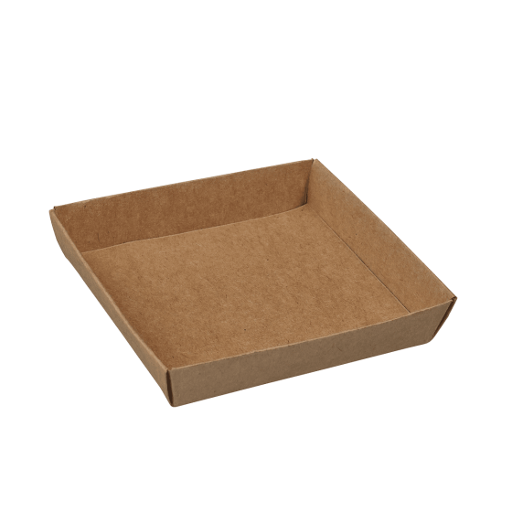 Vaschetta Quartz di cartone laminato da 130 x 130 mm