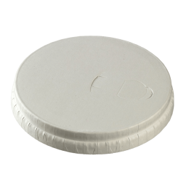 Coperchio in polpa di canna per bicchieri 200 ml