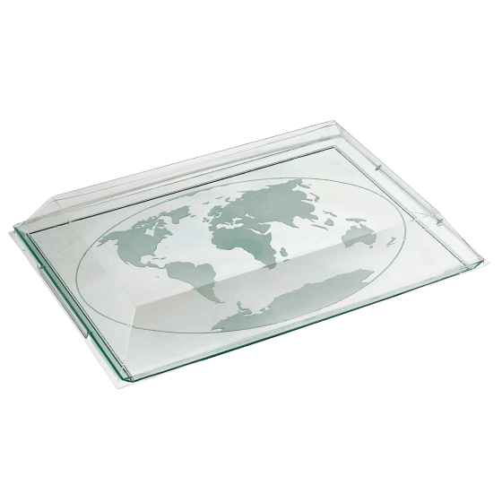 Vassoio Mappamondo (Atlas 1/1) da 380 x 275 x 10 mm