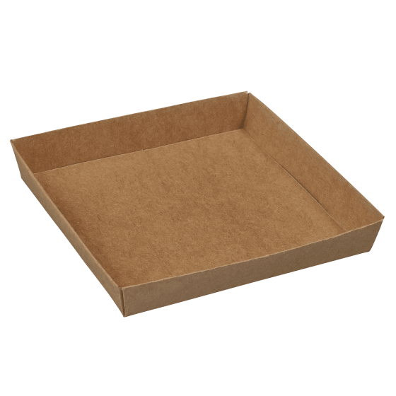 Vaschetta Quartz di cartone laminato da 160 x 160 mm