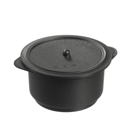 Pentola LOOP con coperchio PP nero 350 ml
