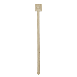 Agitateur bambou Spirale carrée 200 mm