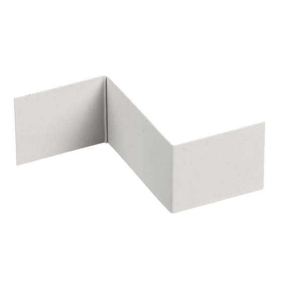 Separatore 171x40 mm per cofanetto in cartone bianco
