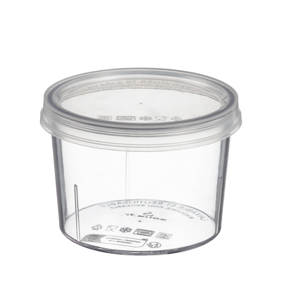 Coperchio in PP per vasetto Bodega in SAN 190 e 235 ml