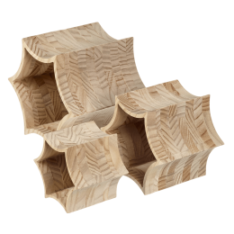 L'Étoilé 3 supporti in legno per vassoi