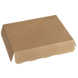 Coperchio per vassoio Ecokraft kraft 355x288x68 mm