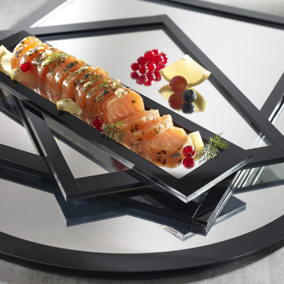 Plateau Infinity en PMMA Ø400 mm
