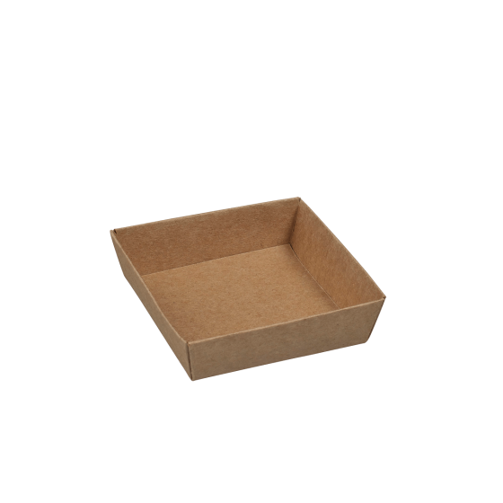 Barquette Quartz carton avec lamination 90x90 mm Barquette Quartz carton avec lamination 90x90 mm