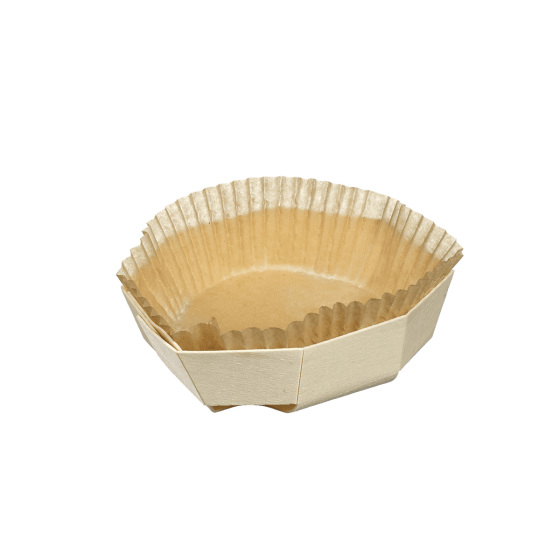 Barquette ronde + papier cuisson Ø110 H35 mm Barquette ronde + papier cuisson Ø110 H35 mm