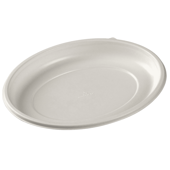 Assiette Galaxie ovale 220x160x22 blanche Assiette Galaxie ovale 220x160x22 blanche
