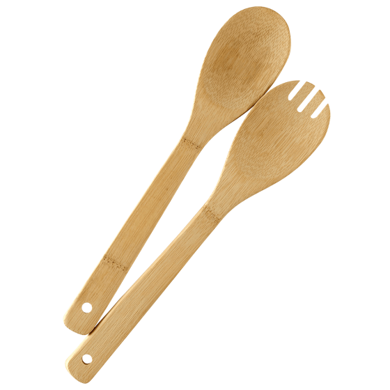 Couverts à salade bambou Couverts à salade bambou