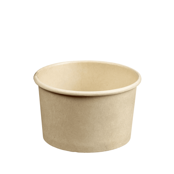 Pot fibre de bambou avec lamination 105 ml Pot fibre de bambou avec lamination 105 ml