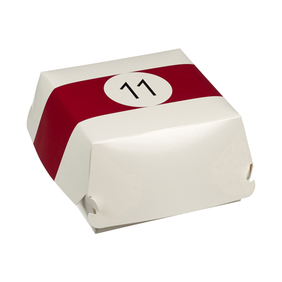 Scatola per hamburger Biliardo da 140 x 140 x 70 mm Scatola per hamburger Biliardo da 140 x 140 x 70 mm