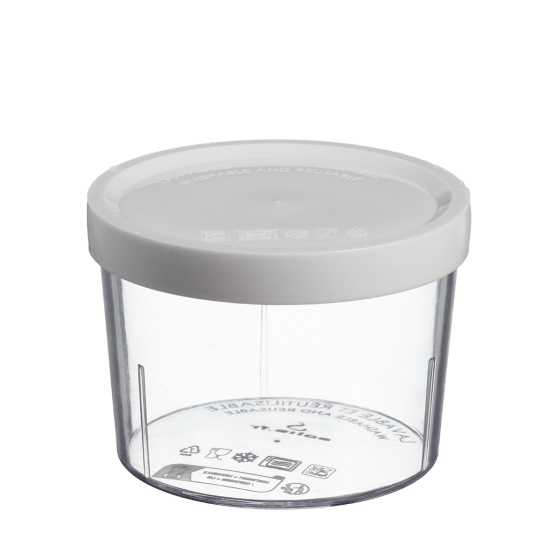 Couvercle LDPE pour pot Bodega SAN 190 et 235 ml Couvercle LDPE pour pot Bodega SAN 190 et 235 ml