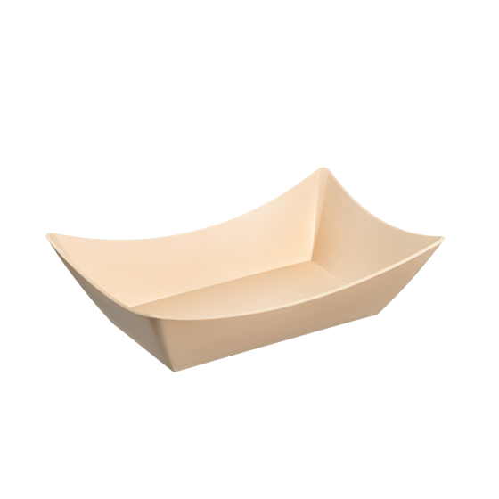 Vaschetta Snacking LOOP in PP beige chiaro 500 ml Vaschetta Snacking LOOP in PP beige chiaro 500 ml