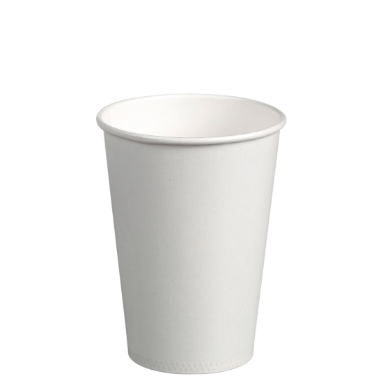 Bicchiere 100% in cartone bianco da 220 ml Bicchiere 100% in cartone bianco da 220 ml