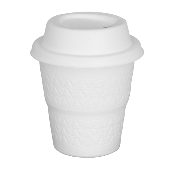 Gobelet pulpe de canne décor aztèque 235 ml Gobelet pulpe de canne décor aztèque 235 ml