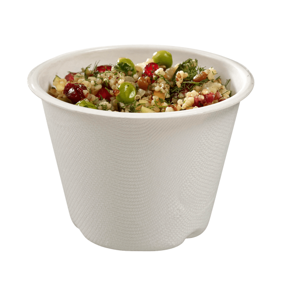 Pot Bodega pulpe de canne avec lamination 240 ml Pot Bodega pulpe de canne avec lamination 240 ml