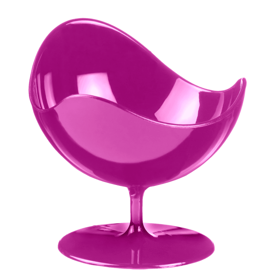 Vasetto Ball Chair viola PS 50 ml - 5 pacchi da 2 Vasetto Ball Chair viola PS 50 ml - 5 pacchi da 2
