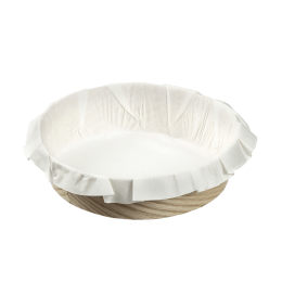 Cercle bois avec papier cuisson Ø160 mm