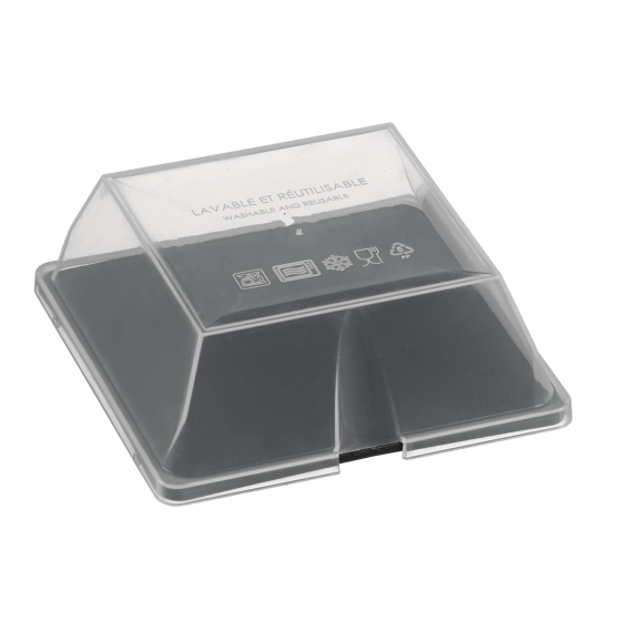 Coperchio per piatto Fluid' PP 110x110 mm Coperchio per piatto Fluid' PP 110x110 mm