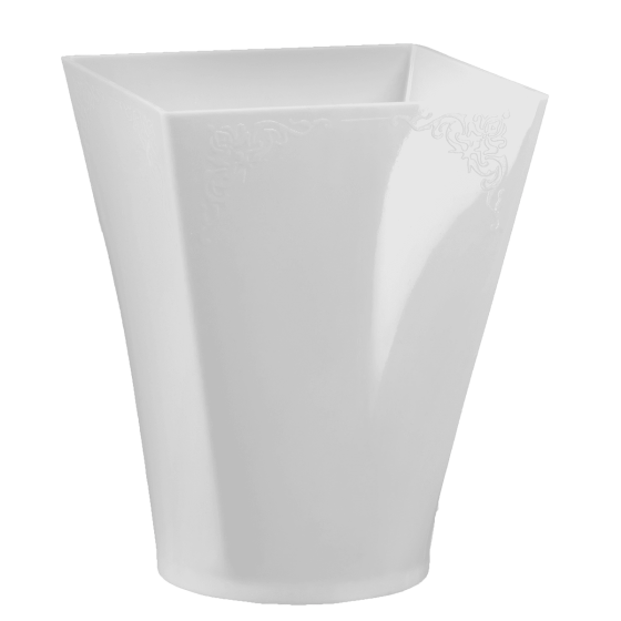 Vasetto Gustav bianco PS 150 ml - 6 pacchi da 4 Vasetto Gustav bianco PS 150 ml - 6 pacchi da 4