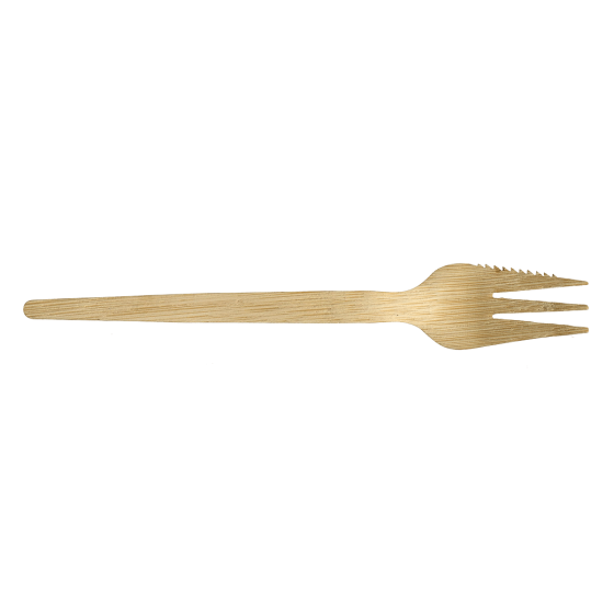 Forchetta a 3 denti con tagliente in bambù da 135 mm