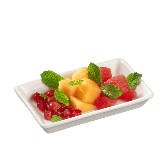 Piatto Quartz in ceramica da 100x60x16 mm