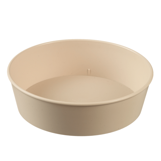 Insalatiera LOOP + coperchio in PP beige chiaro 1.000 ml