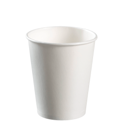 Bicchiere 100% in cartone bianco da 290 ml