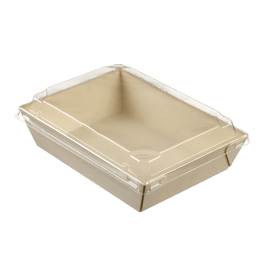 Vaschetta in legno laminate e coperchio da 1.000 ml