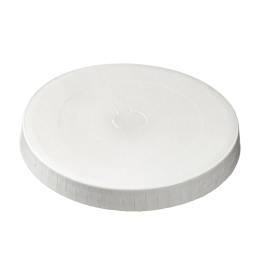 Couvercle carton blanc pour gobelets 400 et 490 ml