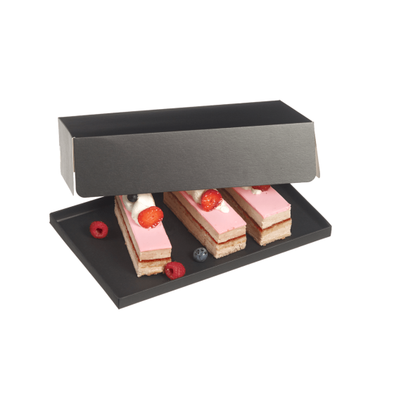 Plateau Fenix noir mat 265x159 mm (1/4 GN)