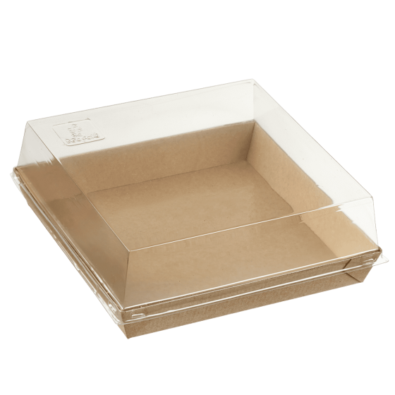 Barquette Quartz carton avec lamination 160x160 mm