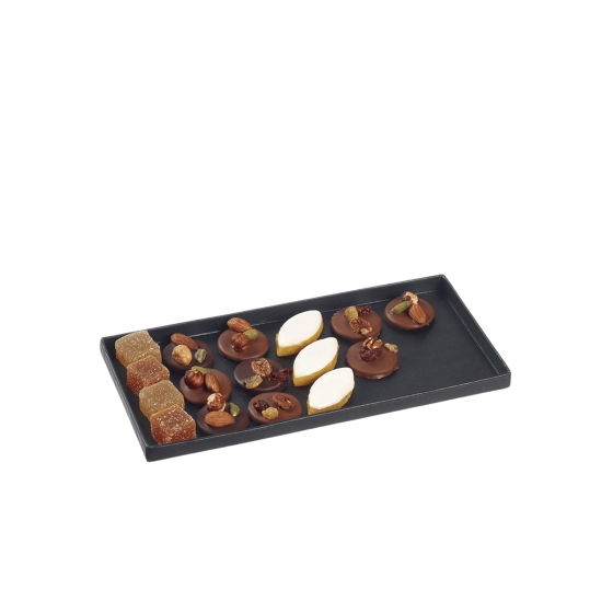 Vassoio Fenix nero opaco laminato 275x126 mm (Atlas 1/3)