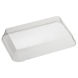 Couvercle RPET pour assiette Natura 200x125 mm