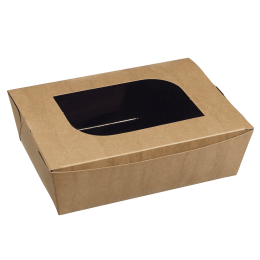 Barquette snacking avec fenêtre 1000 ml