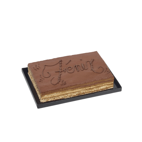 Plateau Fenix noir mat laminé 275x190 mm (Atlas 1/2)