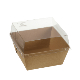 Barquette Quartz haute carton avec lamination + couv 750 ml